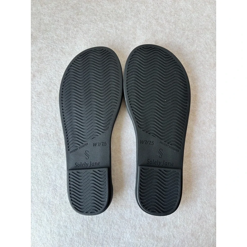 Solely Jane Comfort Flat Sole Black Base Size 7/7.5 Interchangeable Shoe NEW
